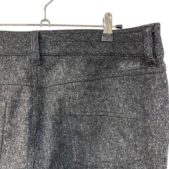 Woolrich Pants Women’s Size 10 Straight Leg Outdoors Gray Wool Silk Blend - Picture 6 of 8